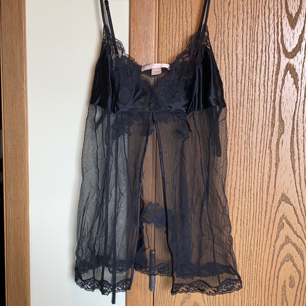 Victoria’s Secret Black Babydoll Teddy